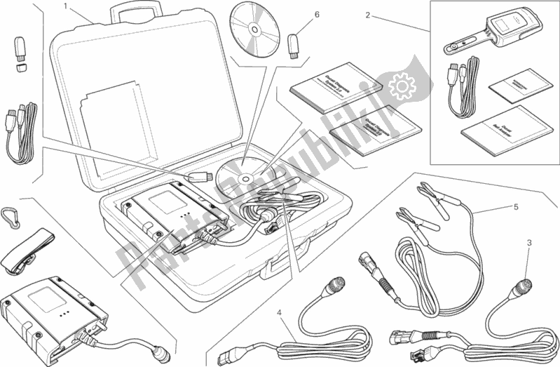 Tutte le parti per il Tester Dds (2) del Ducati Scrambler Sixty2 Thailand USA 400 2018 Tutte le parti per il Tester Dds (2) del Ducati Scrambler Sixty2 Thailand USA 400 2018